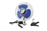 Metalen autoventilator met clipbevestiging voor 24 V