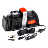 12 V/230 V autocompressor met manometer