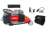 2-cilinder 12V auto compressor met draagtas