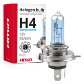H4 Super White halogeenlamp met UV-filter