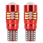 Witte T10 W5W LED-lamp met CANBUS en 27 SMD 3014-diodes