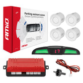 Parkeringsassistent med LED COB-display og hvide sensorer