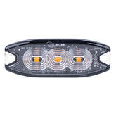 Slanke oranje LED-waarschuwingsflitser voor montage in de grille