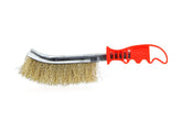 Staalborstel met messing gecoate draad, 25,5 cm