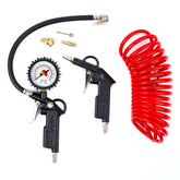 Pneumatische gereedschapsset PT-06 met blaaspistool en bandenpomp