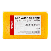 Orange svamp til bilvask 20 x 12 x 6 cm