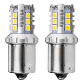 LED-lampen met BA15S/P21W-fitting en wit 6000K licht