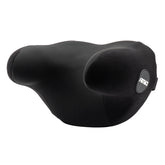 Zwarte hoofdsteun voor autostoel met memory foam