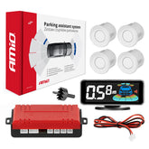 Parkeerassistent met LED-GRAF 3D-display en vier witte sensoren