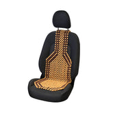 Carpoint stoelmat met houten kralen Classic 126x39 cm