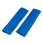 Blauwe gordelkussens, set van 2 stuks.