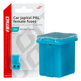 JAPVAL PAL female microzekering van 20 A en 14 mm
