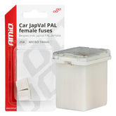 JAPVAL PAL female microzekering 25A