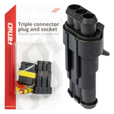 3-polige Superseal stekker- en contactset