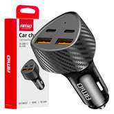 Autolader 50W met twee USB-A- en twee USB-C-poorten