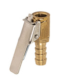 Schrader-luchtkoppeling van messing met 1/4 inch NPT-schroefdraad