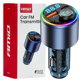 FM-transmitter met Bluetooth, USB-A en USB-C voor in de auto
