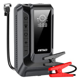 4-i-1 jumpstarter med kompressor og LED-lys