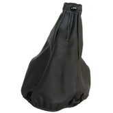 Carpoint pookhoes van leer, zwart