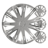 Zilverkleurige Spark wieldoppen voor 17 inch stalen velgen