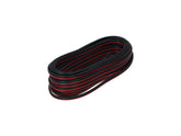 Luidsprekerkabel voor de auto 2 x 0,75 mm² – 10 meter rood/zwart