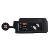 Honda Accord 8. Generation 2008-2013 USB-C snellader en 12V-splitter voor de sigarettenaansteker