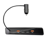 Audi Q5 / Q5 Sportback 2018-2024 USB-C hub en snellaadadapter – QC3.0 splitter
