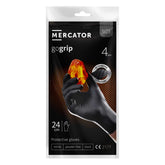 Mercator GoGrip BLACK nitrilhandschoenen in maat XXL