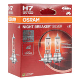 Osram H7 NIGHT BREAKER SILVER halogenpærer, 2 stk.