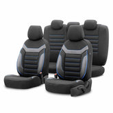 OTOM INDIVIDUAL 203 autohoezen in zwart en blauw