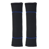 Carpoint stuurhoes van echt leer Classic zwart/blauw