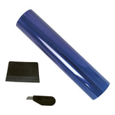 Carpoint zonnescherm blauw 150x20 cm