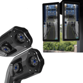 10,36" HD-schermen met camera & dodehoekdetectie voor vrachtwagen, bestelwagen en bus