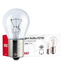 P21W-halogeenlampen met BA15s-fitting, 24 V en 21 W