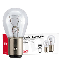 Halogeenlampen P21/5W BAY15D 24V, 10 stuks.