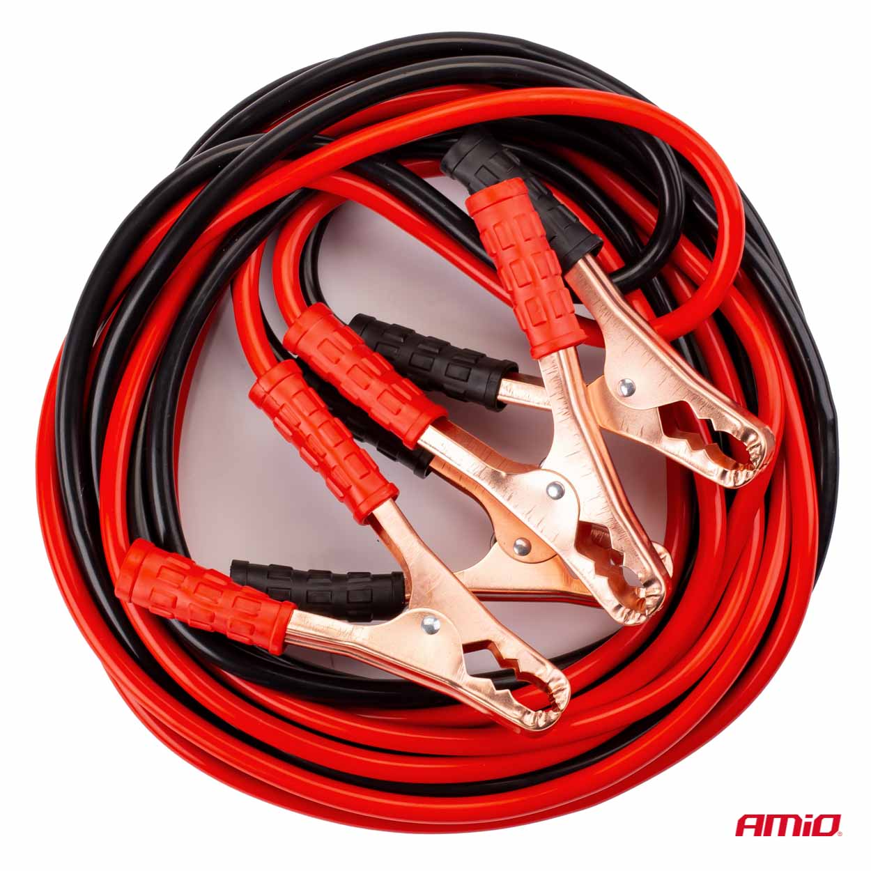 Startkabels 900 A en 6 meter met rode en zwarte kabel