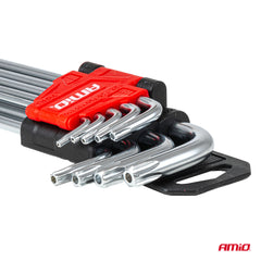 9-delige set met lange L-vormige Torx-sleutels