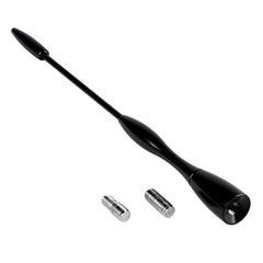 Compacte aluminium autoantenne met universele 5/6 mm adapter
