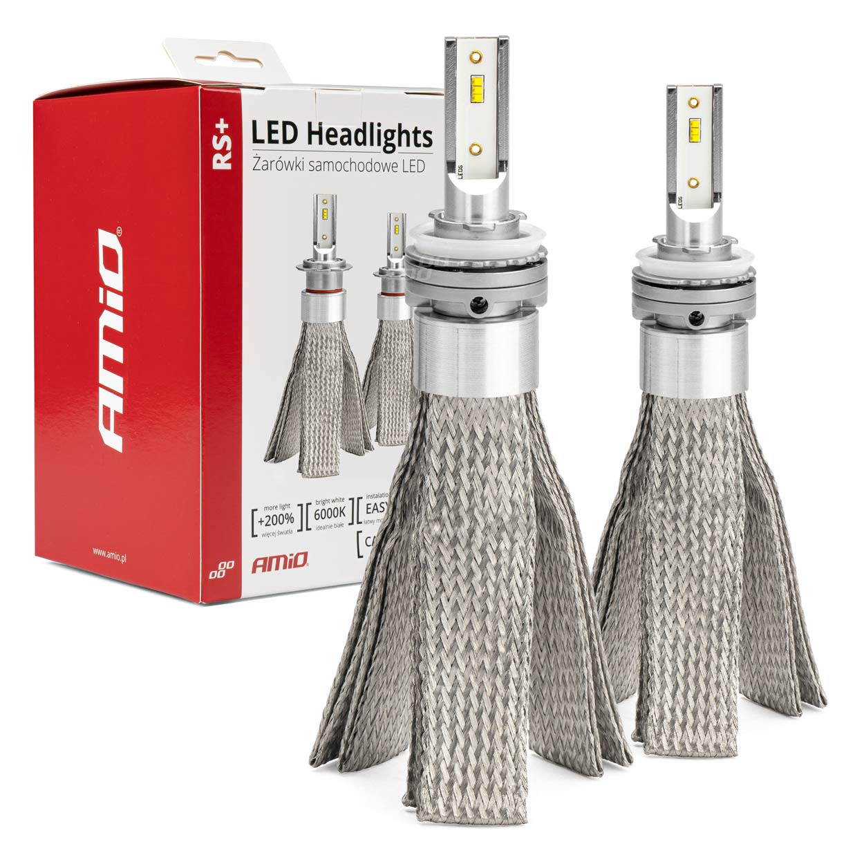 RS+ LED-lampen voor H8, H9 en H11