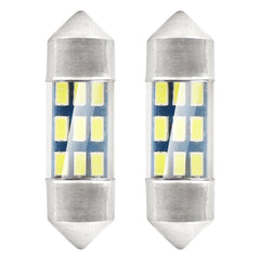 Witte LED-festoonlamp met 9 SMD 3014-diodes