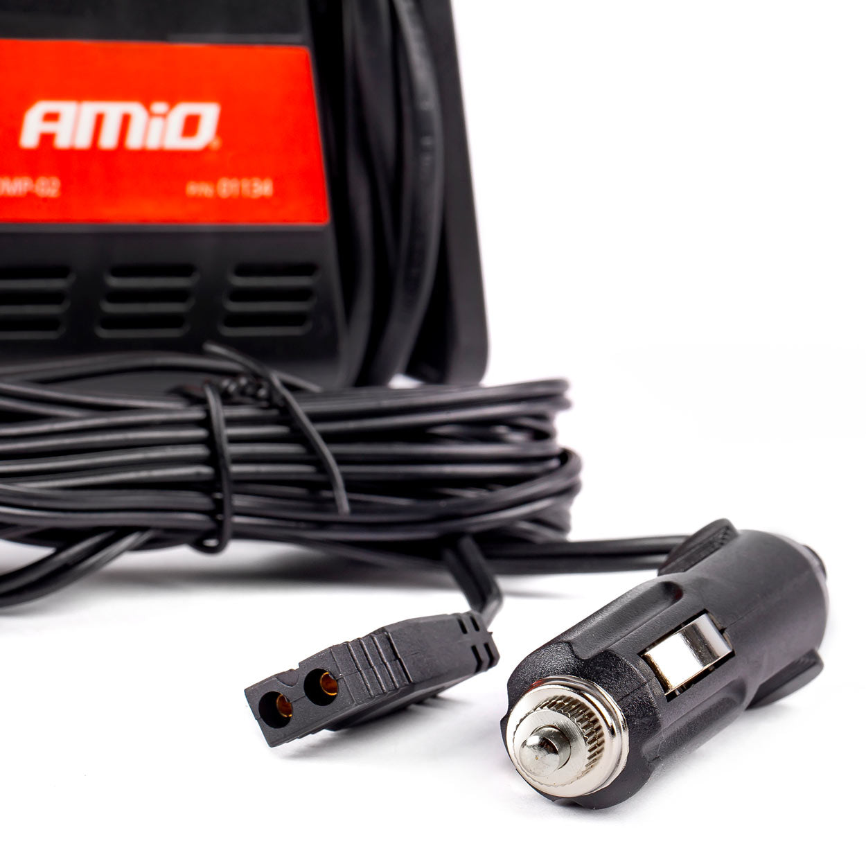 12 V autocompressor met manometer