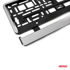 Kentekenplaathouder met snap-on-strip