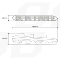DRL 810 dagrijverlichting met ledstrip