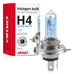 H4 Super White halogeenlamp met UV-filter