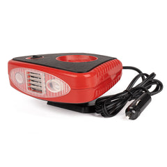12V autoverwarmer en ruitontdooier met ledverlichting