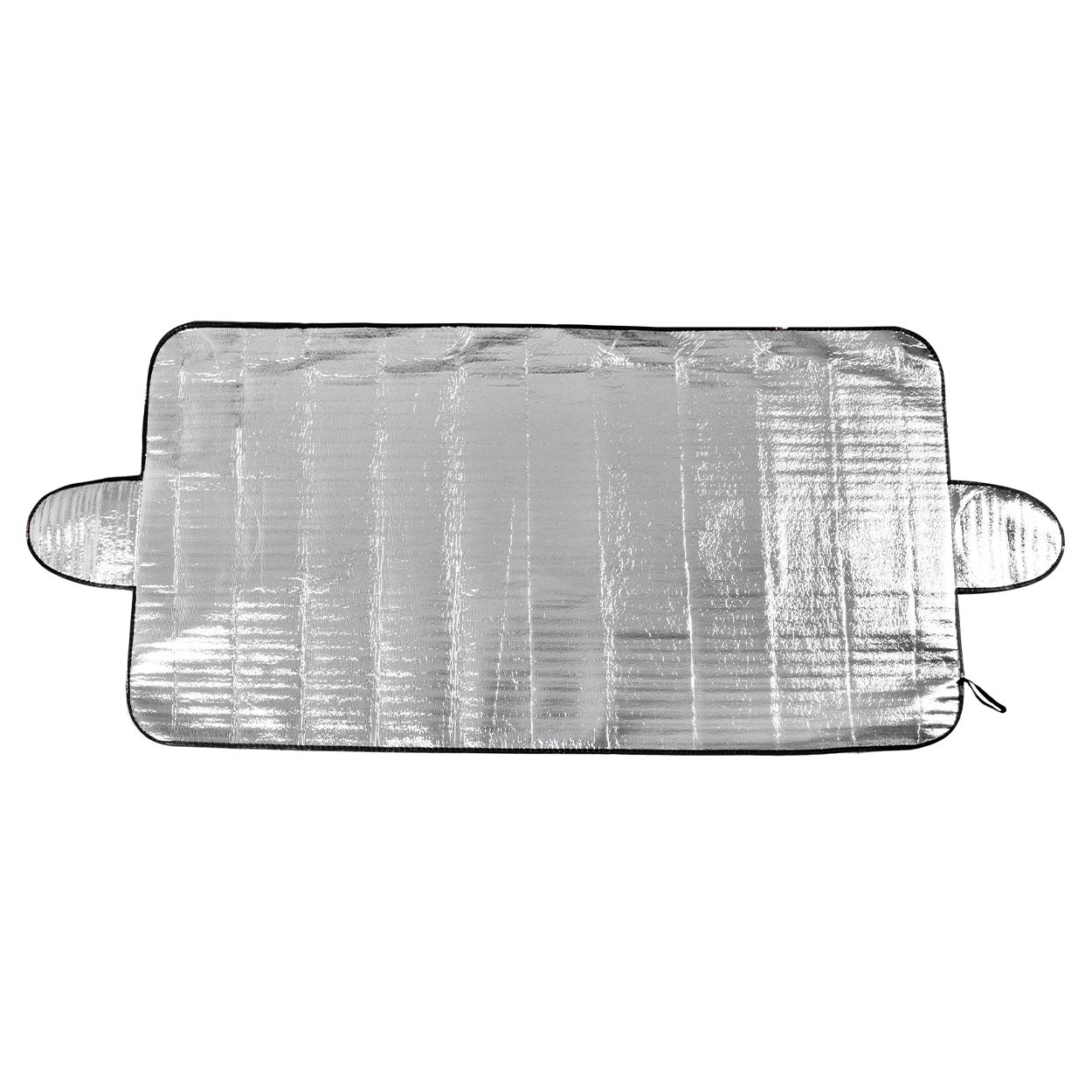 Zilverkleurige voorruitcover voor zomer en winter, 175 x 90 cm