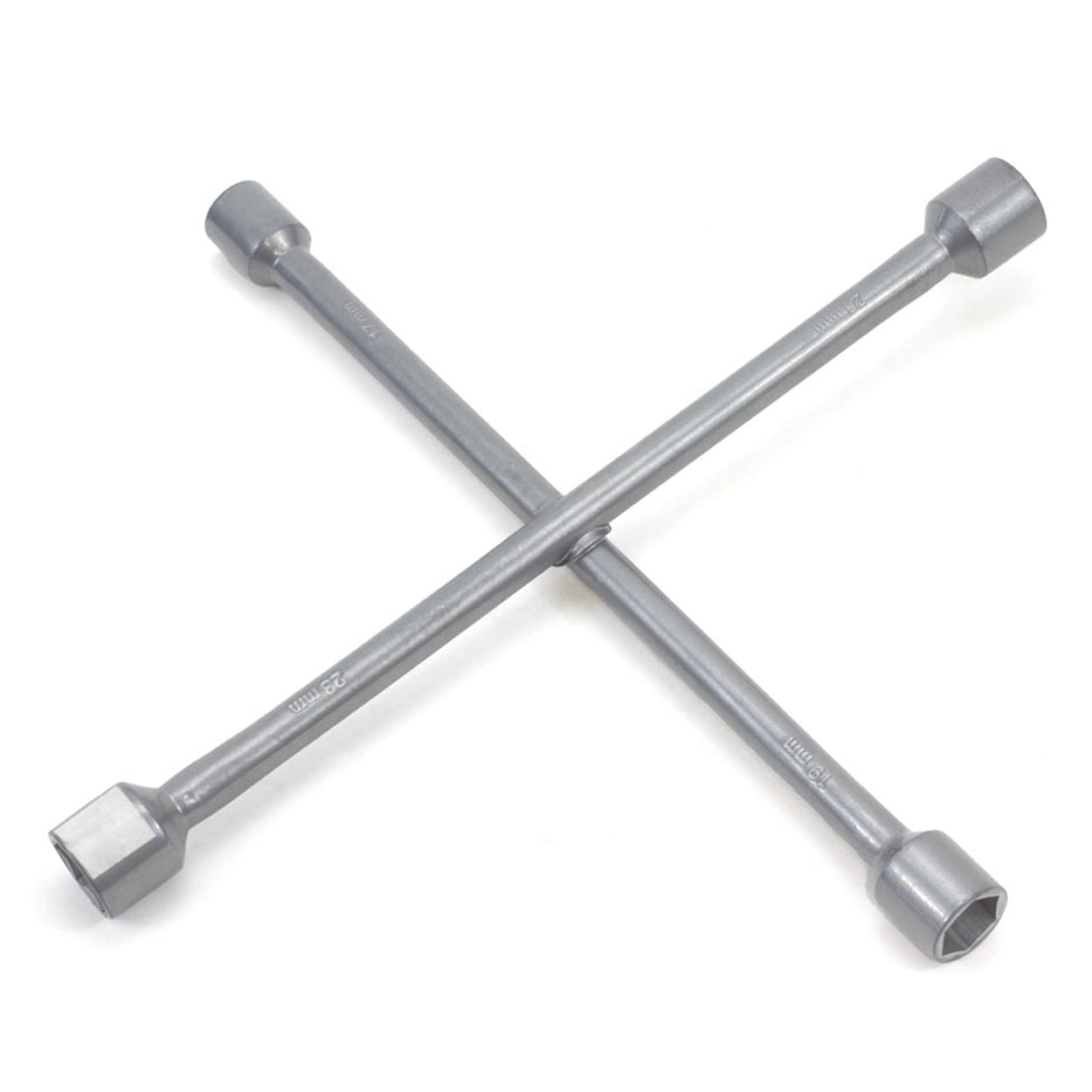 Kruissleutel met doppen in 17, 19, 21 en 23 mm
