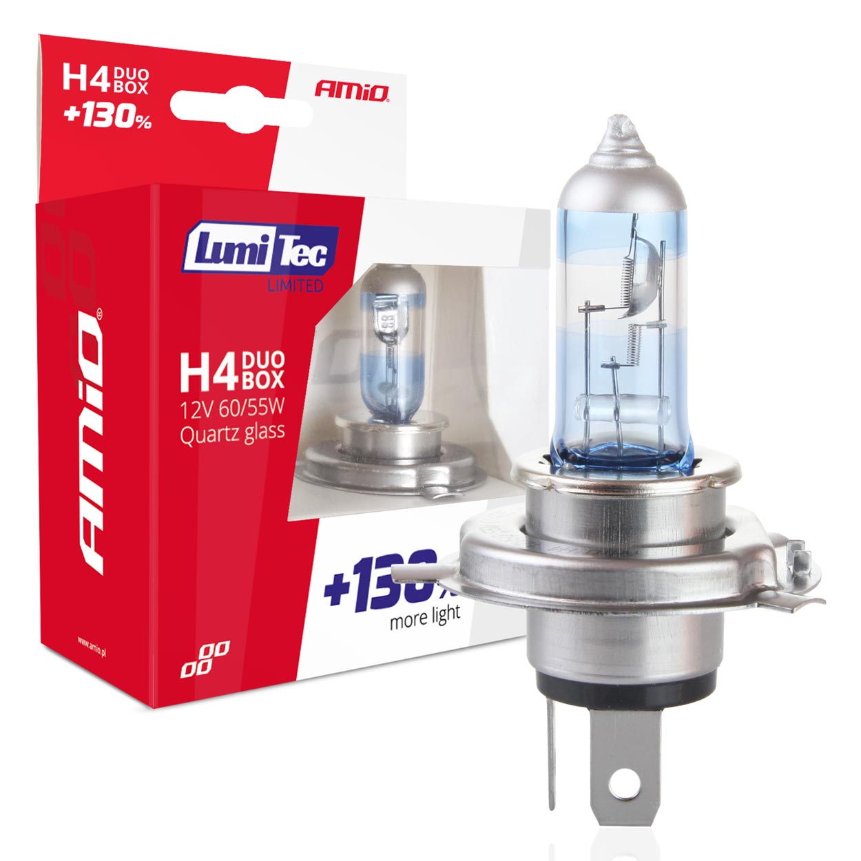 H4 halogeenlampen LumiTec Limited +130 procent