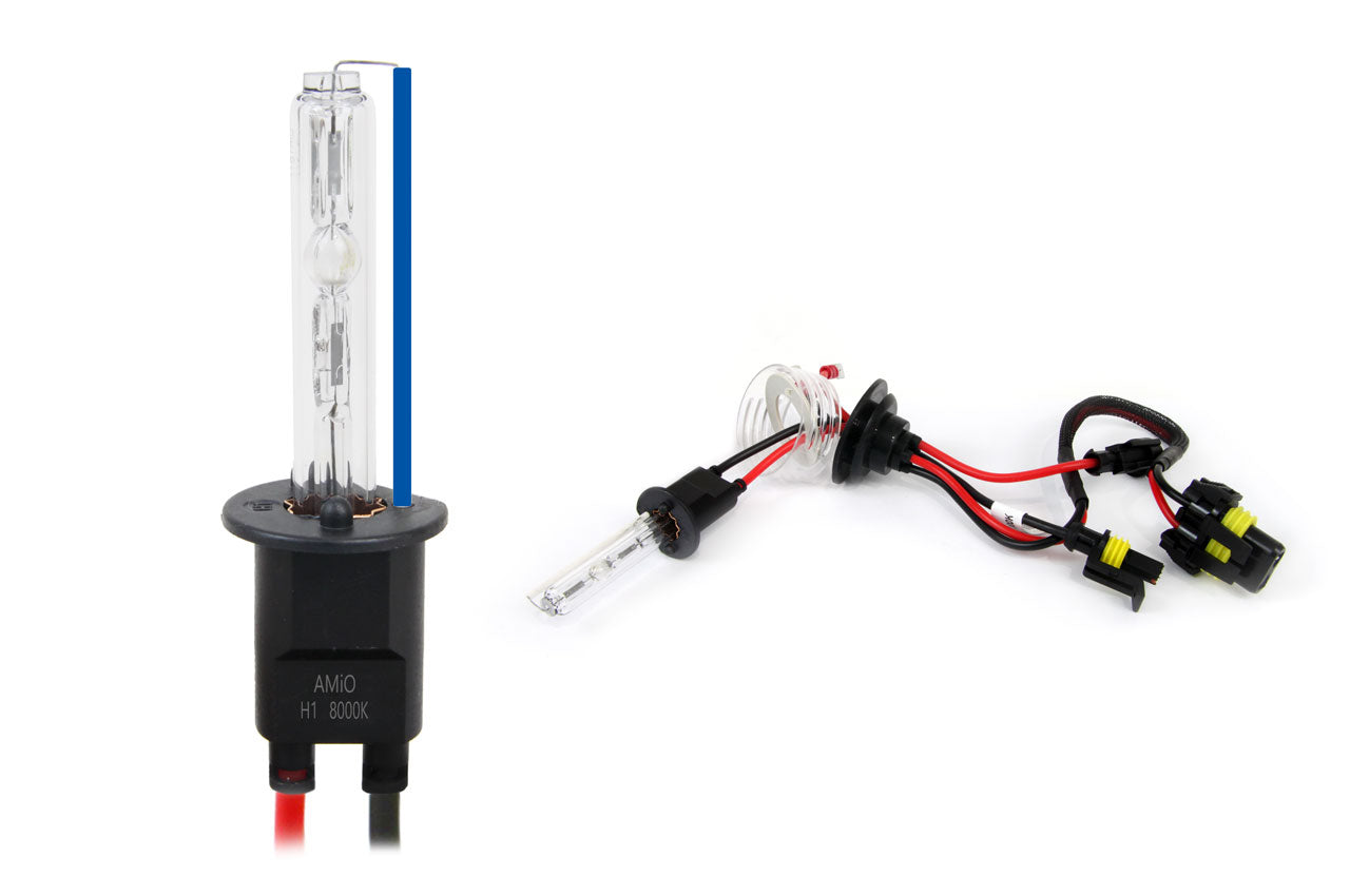 Xenonlamp H1 met 8000K lichtkleur