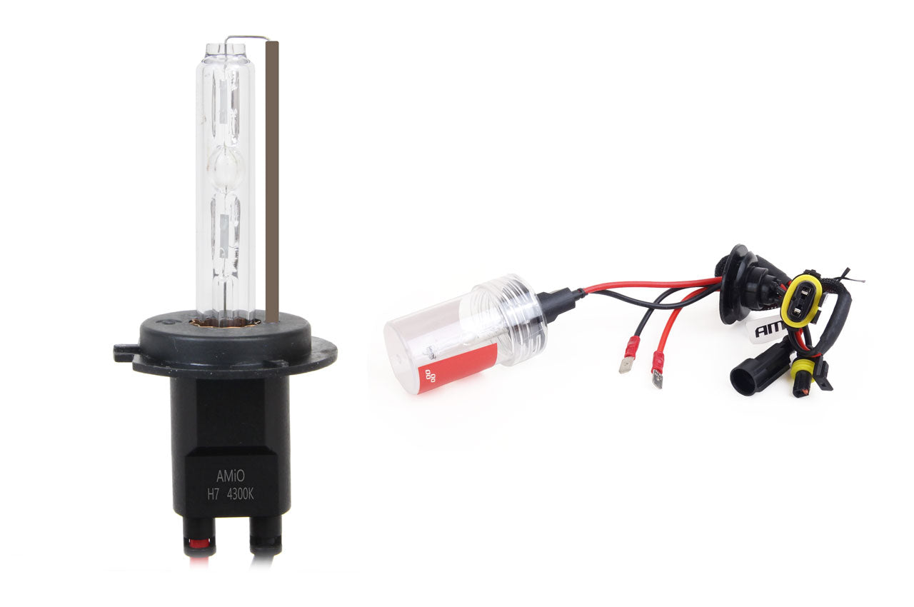H7 xenonlamp met 4300K lichtkleur